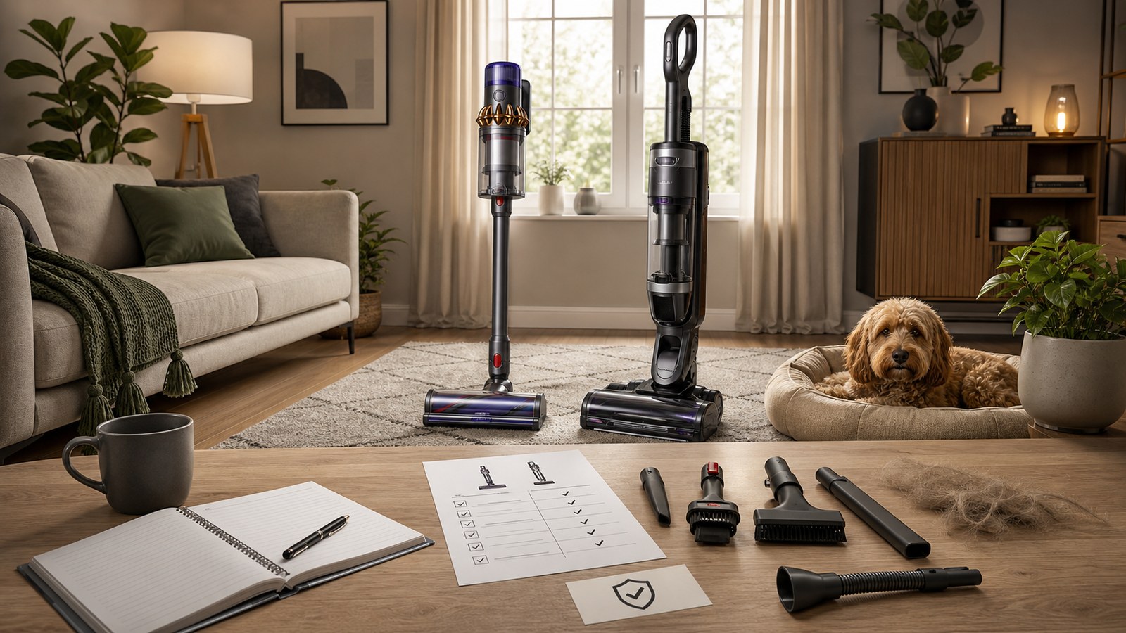 Dyson and Shark vacuum deal comparison on a Goofed review surface